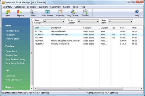 stock inventory software free download.